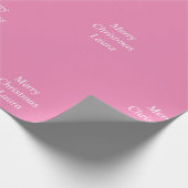 Gepersonaliseerd kerstpapier cadeaupapier (Hoek)