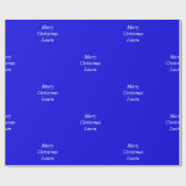 Gepersonaliseerd kerstpapier cadeaupapier (Vlak)