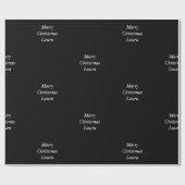 Gepersonaliseerd kerstpapier cadeaupapier (Vlak)