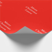 Gepersonaliseerd kerstpapier cadeaupapier (Hoek)