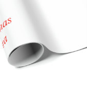 Gepersonaliseerd kerstpapier cadeaupapier (Rol Hoek)