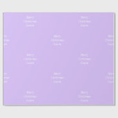 Gepersonaliseerd kerstpapier cadeaupapier (Vlak)