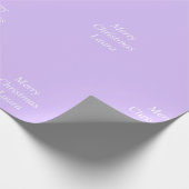 Gepersonaliseerd kerstpapier cadeaupapier (Hoek)