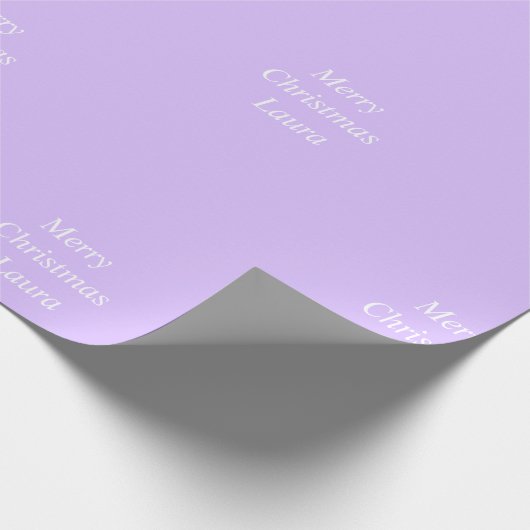 Gepersonaliseerd kerstpapier cadeaupapier (Hoek)