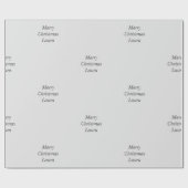 Gepersonaliseerd kerstpapier cadeaupapier (Vlak)