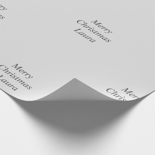 Gepersonaliseerd kerstpapier cadeaupapier (Hoek)