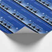 Gepersonaliseerd kerstpapier - witte Mannen Cadeaupapier (Hoek)