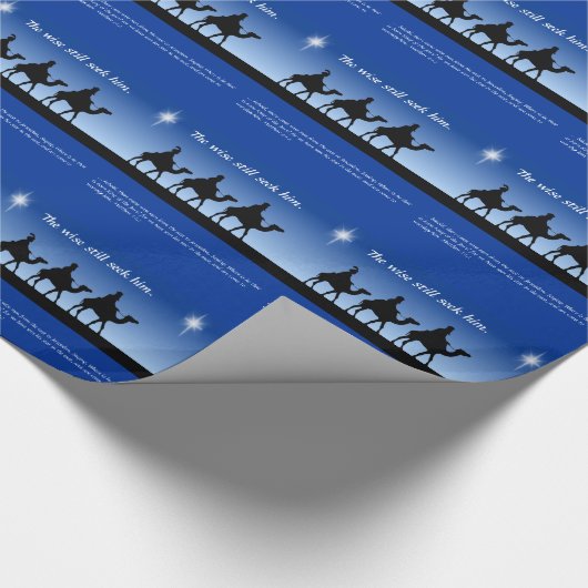 Gepersonaliseerd kerstpapier - witte Mannen Cadeaupapier (Hoek)