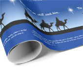 Gepersonaliseerd kerstpapier - witte Mannen Cadeaupapier (Rol Hoek)