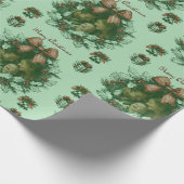 Gepersonaliseerd kerstpatroon cadeaupapier (Hoek)