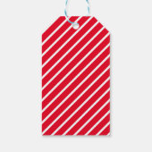 Gepersonaliseerd kerstrenrendiergezicht cadeaulabel (Achterkant)