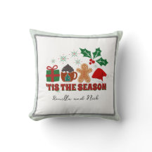 Gepersonaliseerd kerstseizoen Sierkussen