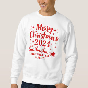 Gepersonaliseerd kerstshirt voor de familie trui
