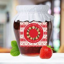 Gepersonaliseerd kerstsnoeplabel