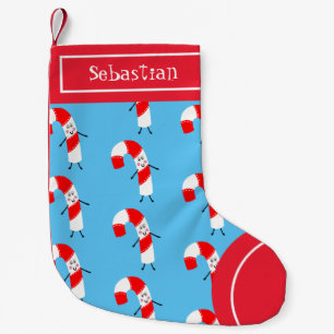 Gepersonaliseerd kerstsnoepriet kleine kerstsok