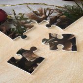 Gepersonaliseerd kerstthema legpuzzel (Zijkant)
