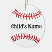 Gepersonaliseerd kerstversier HAMbyWG Keramisch Ornament (Links)