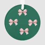 Gepersonaliseerd kerstversiering met boog ornament (achterkant)