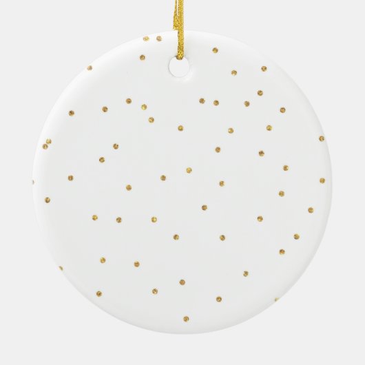 Gepersonaliseerd kerstversiering voor Sober Jubile Keramisch Ornament (Achterkant)