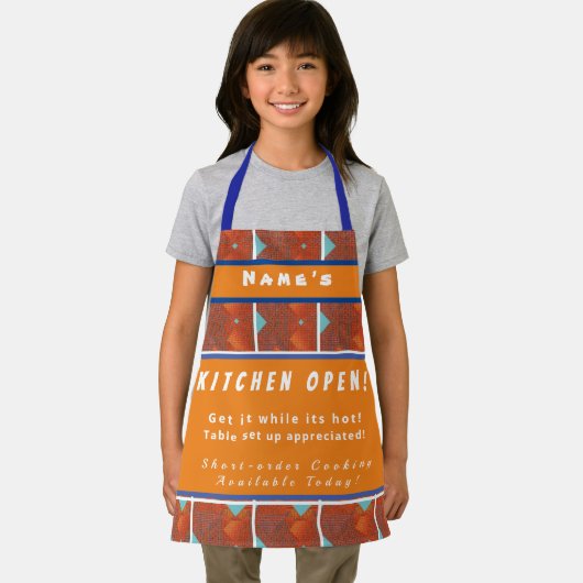 Gepersonaliseerd keuken openen + 3Comments Fun Sch Schort (Insitu)