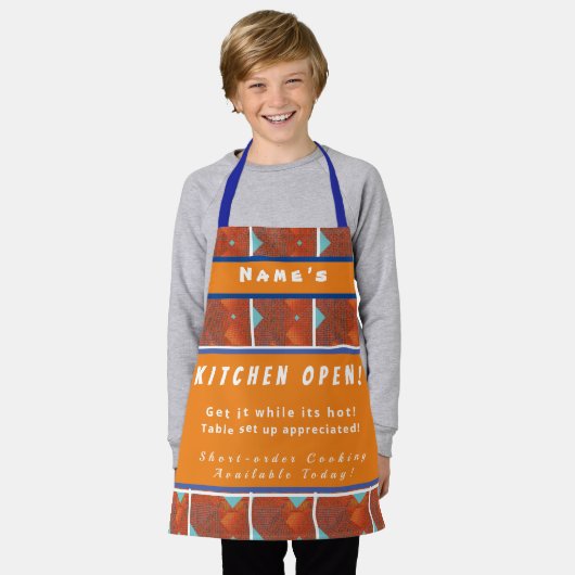 Gepersonaliseerd keuken openen + 3Comments Fun Sch Schort (Gedragen)