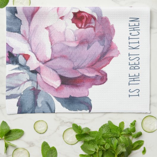 Gepersonaliseerd keukenhanddoek Moedergeschenk (Gevouwen)