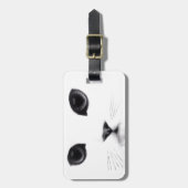 Gepersonaliseerd Keukenkat Bagagelabel (Voorkant verticaal)