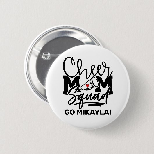 Gepersonaliseerd Kheer Mam Squad Ronde Button 5,7 Cm (Voorkant /achterkant)