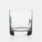 Gepersonaliseerd kijken naar honkbal is geluk grap whisky glas (Links)