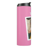 Gepersonaliseerd Kind foto en naam Thermosbeker (Gedraaid links)