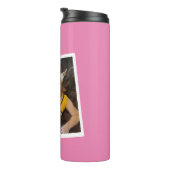 Gepersonaliseerd Kind foto en naam Thermosbeker (Geroteerd rechts)