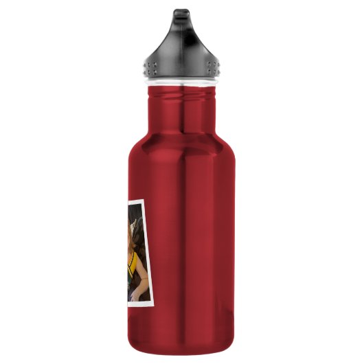 Gepersonaliseerd Kind foto en naam Waterfles (Rechts)