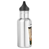 Gepersonaliseerd Kind foto en naam Waterfles (Links)