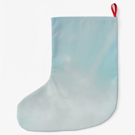 Gepersonaliseerd kind Jezus met Lamb Grote Kerstsok (Achterkant)