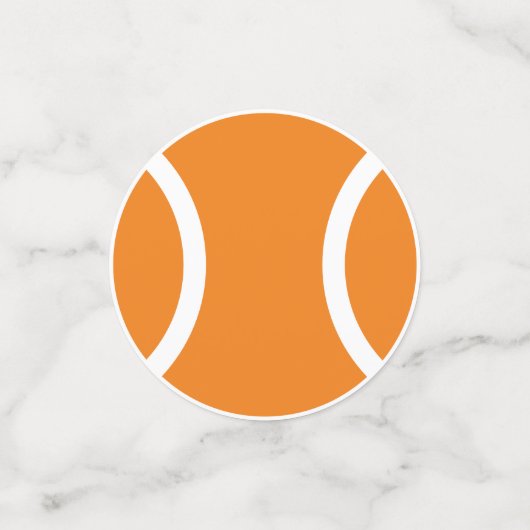 Gepersonaliseerd kind tennis Birthday confetti (Kleine voorkant)