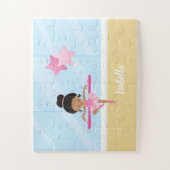Gepersonaliseerd Kind van Ballerina Girl Legpuzzel (Verticaal)