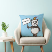 Gepersonaliseerd Kind van de Panda-partij Kussen (Stoel)