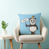 Gepersonaliseerd Kind van de Panda-partij Kussen (Stoel)