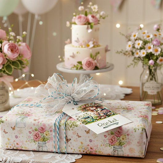 Gepersonaliseerd Kind van God madeliefje Cadeaulabel