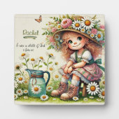 Gepersonaliseerd Kind van God madeliefje Fotoplaat (Voorkant)