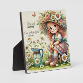 Gepersonaliseerd Kind van God madeliefje Fotoplaat (Voorkant)