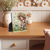 Gepersonaliseerd Kind van God madeliefje Fotoplaat