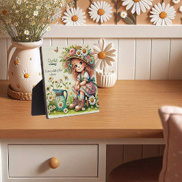 Gepersonaliseerd Kind van God madeliefje Fotoplaat