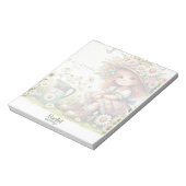 Gepersonaliseerd Kind van God madeliefje Notitieblok (Linkerzijde)