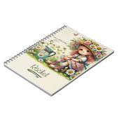 Gepersonaliseerd Kind van God madeliefje Notitieboek (Linkerzijde)