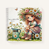 Gepersonaliseerd Kind van God madeliefje Notitieboek (Voorkant)