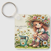 Gepersonaliseerd Kind van God madeliefje Sleutelhanger (Voorkant)