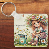 Gepersonaliseerd Kind van God madeliefje Sleutelhanger (Voorkant)