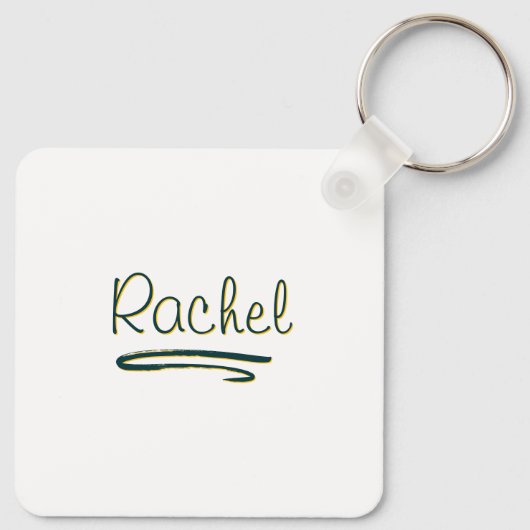 Gepersonaliseerd Kind van God madeliefje Sleutelhanger (Achterkant)