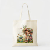 Gepersonaliseerd Kind van God madeliefje Tote Bag (Voorkant)
